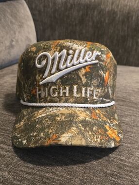 Miller High Life - Camo Rope Snapback Hat